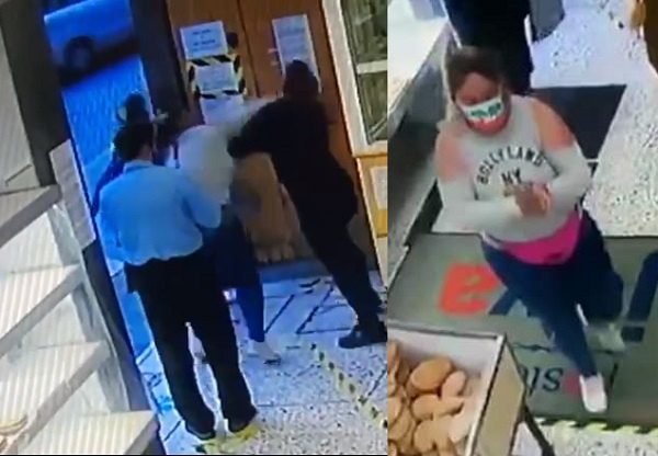 #LadyAgresividad saca su ira contra cliente que le pidió no se metiera en la fila del pan #VIDEO