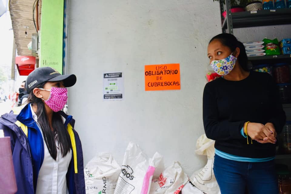 Comerciantes de la Magdalena Contreras recibirán apoyos para la reactivación de sus negocios