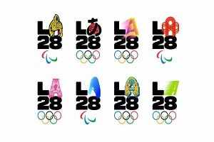 Nuevo logo “dinámico” de los Juegos Olímpicos de Los Ángeles 2028