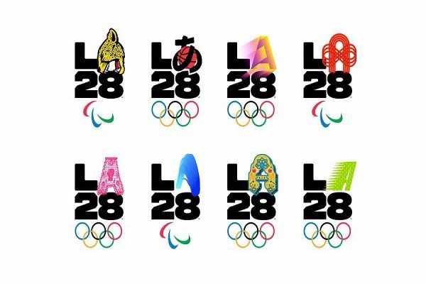 Nuevo logo "dinámico" de los Juegos Olímpicos de Los Ángeles 2028
