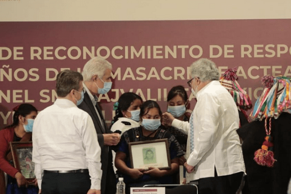 Gobierno pide disculpa por masacre de Acteal