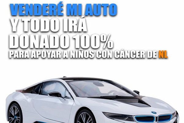 Samuel García donará su BMW para apoyar a niños con cáncer