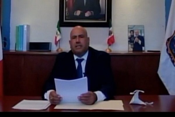 Alcalde de tamaulipas dio El Grito "doblemente virtual" #VIDEO