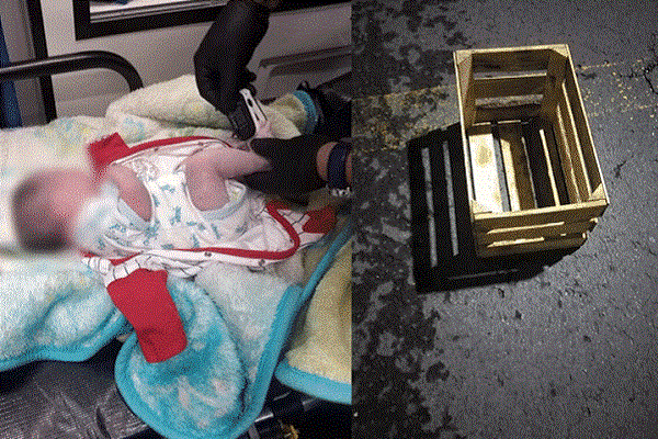 Abandonan recién nacido en plena vía publica de Tlalnepantla