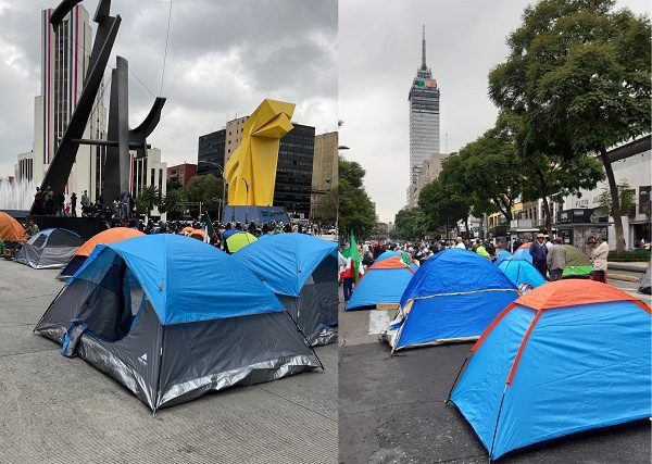 Plantón de FRENA volverá intentar llegar instalarse en el Zócalo