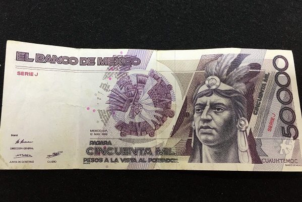 ¿Recuerdas el billete de 50 mil pesos? Falleció el hombre que inspiró el rostro impreso