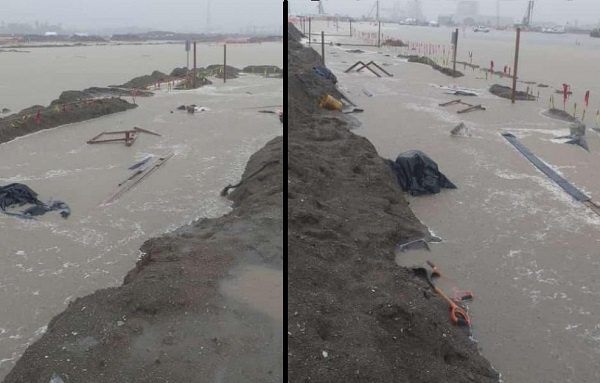 Instituto de Protección Civil de "Dos Bocas" niega inundación en la zona de la construcción
