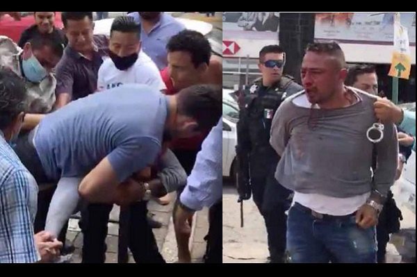 Así fue la golpiza que recibió un ladrón de tarjetahabientes en Tabasco #VIDEO