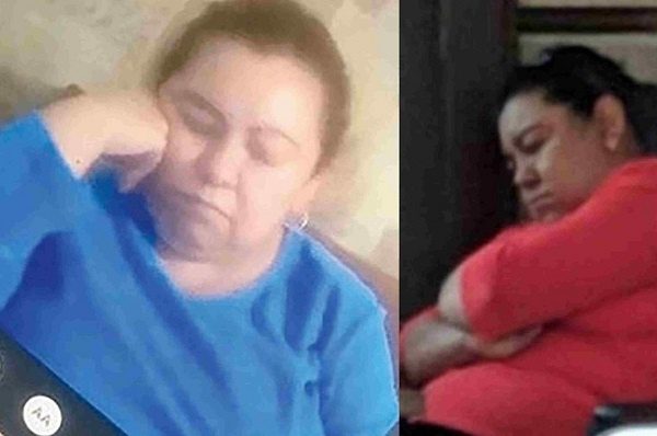 ¡También los maestros se duermen! Así cacharon a esta maestra en plena clase en línea #VIDEO