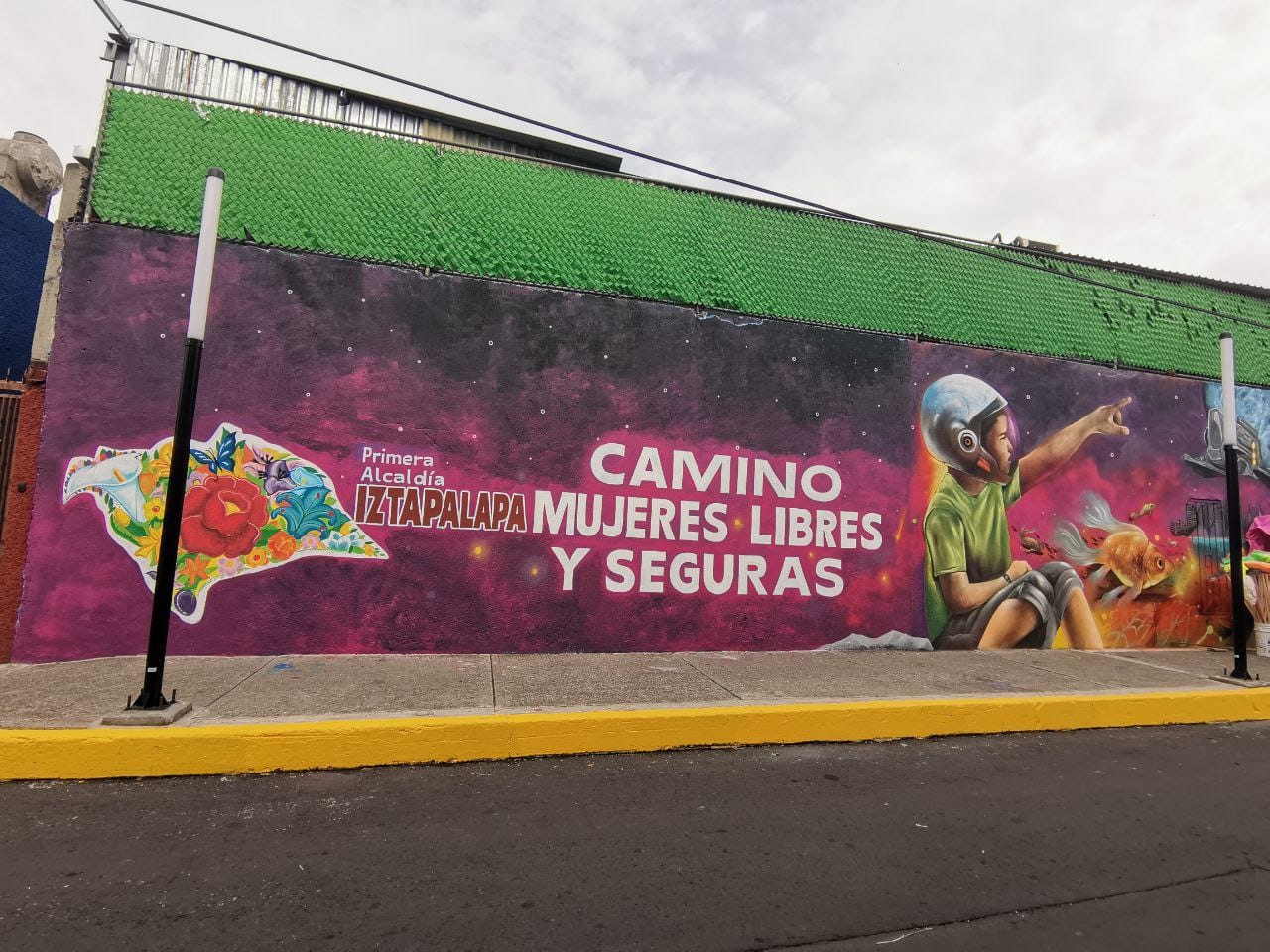 Alcaldía Iztapalapa inaugura un Camino Mujeres Libres y Seguras en Los Culhuacanes