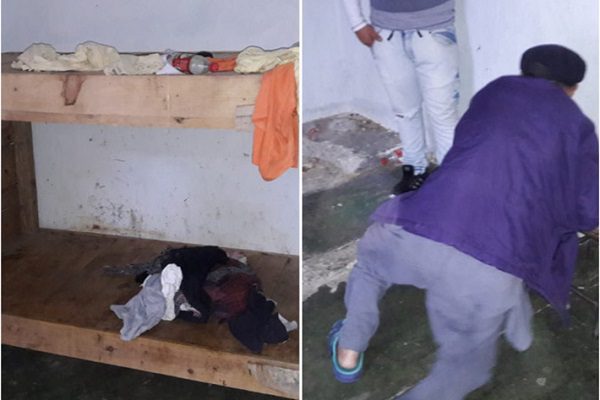 Rescatan a abuelito de 87 años encerrado dentro de una caja por su hija