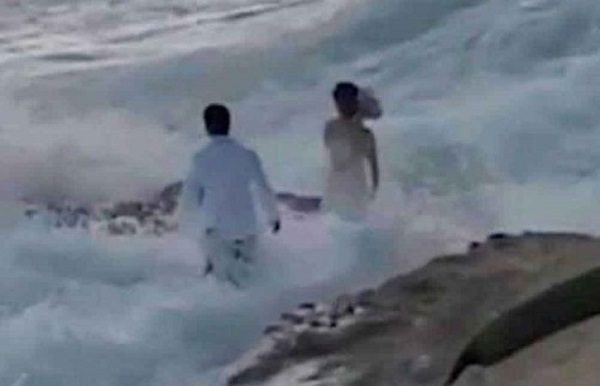 Trágico final tuvo una novia que fue arrastrada por una ola durante sesión fotográfica #VIDEO