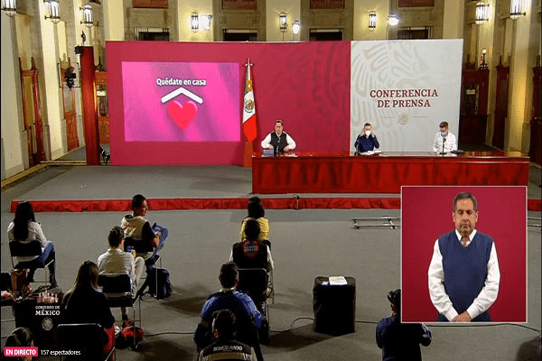 Alcanza México los 616 mil 894 casos positivos de coronavirus