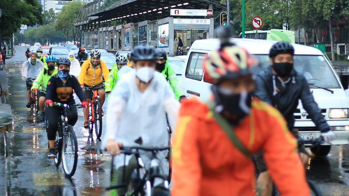 Activistas piden que la ciclovía de Insurgentes sea permanente