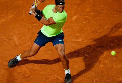 Rafa Nadal reaparece con pocos signos de oxidación en el Abierto de Italia #VIDEO