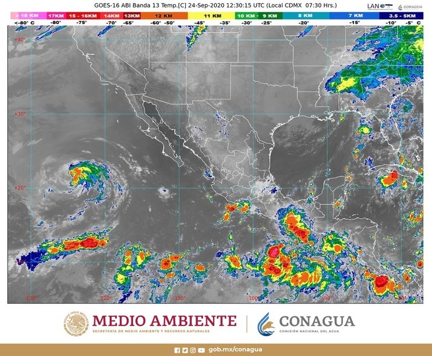 Hoy regresan las lluvias en la CDMX y otros puntos del territorio nacional