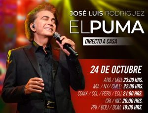 José Luis Rodríguez “El Puma” directo a casa con show online