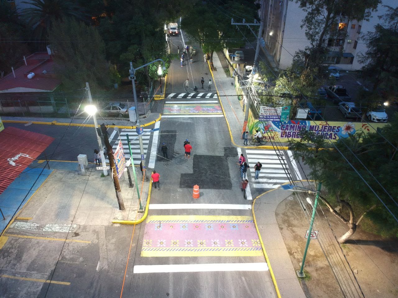 Entregan nuevo sendero seguro en la Avenida San Lorenzo de Iztapalapa