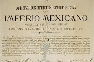 Hace 199 años se firmó el Acta de Independencia de México