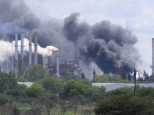 Registran explosión en refinería de Tula, no hay heridos