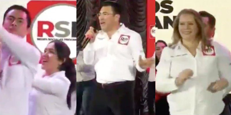 "Juntos adelante", la canción que bailó el yerno de Elba Esther Gordillo para su partido #VIDEO