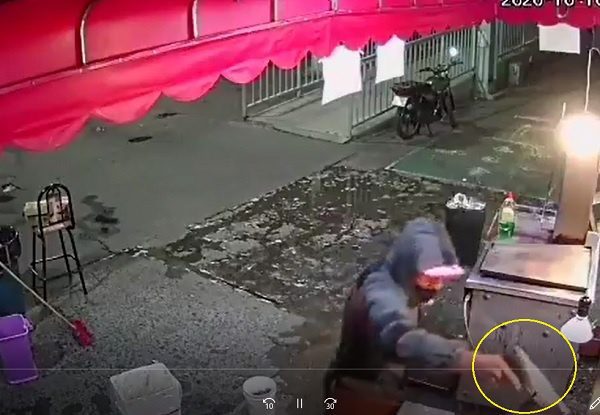 A punta de subametralladora, así asaltaron una taquería en Iztapalapa #VIDEO