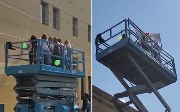 Mujeres rentan grúa para poder ver a su amiga con cáncer en el hospital #VIDEO