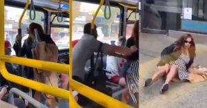 Mujer que fue aventada de autobús por no traer cubrebocas, denuncia violencia #VIDEO