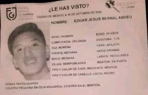 Edgar desapareció en la alcaldía Cuauhtémoc, ayudemos a que pronto vuelva a casa