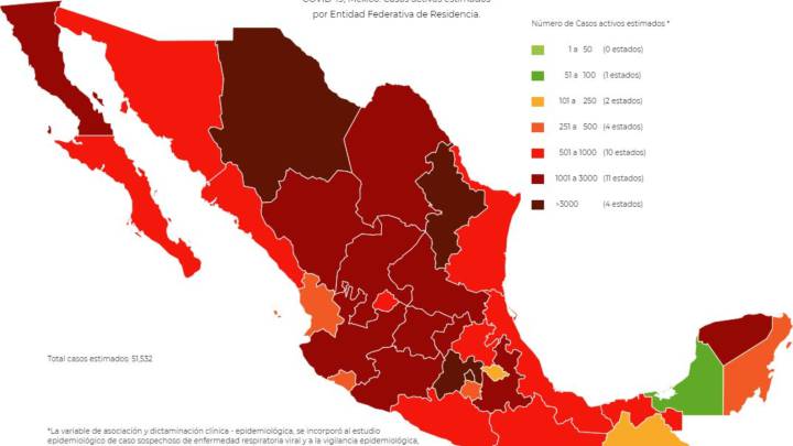 México suma 6 mil 25 casos nuevos de Covid-19 y 431 muertes