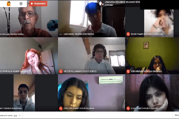 “Me voy de la clase”, dice alumno en sesión en línea #VIDEO