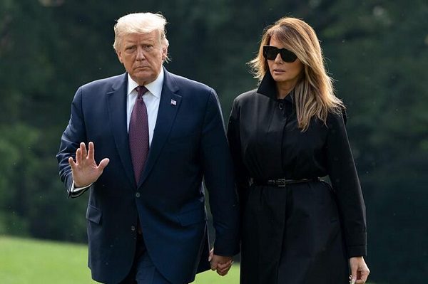 Donald y Melania Trump se aislan tras dar positivo a Covid-19