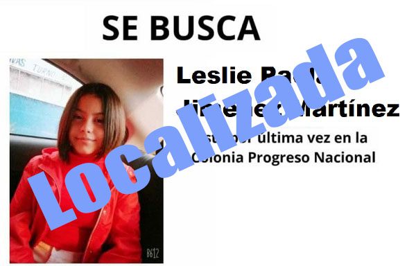 LOCALIZADA Leslie tiene 13 años y salió de su hogar, urge su localización