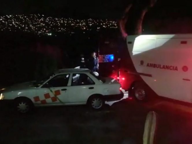 En Cuautitlán fue baleada una pareja tras abordar un taxi #VIDEO