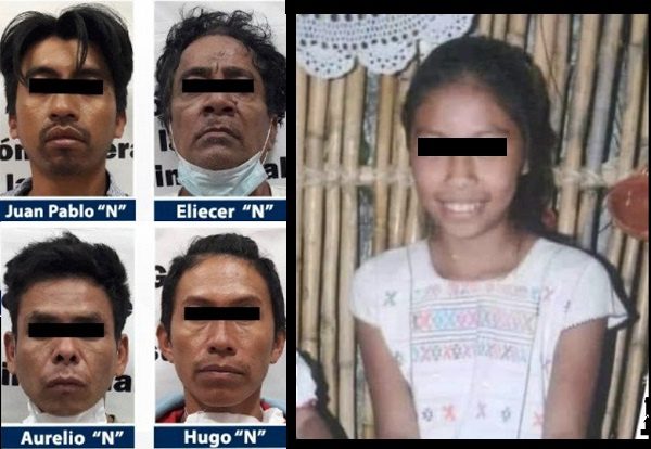 Detienen a cuatro sujetos implicados en la muerte de la pequeña Ayelín, en Guerrero