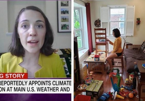 Científica estadounidense muestra la realidad que vive una madre al mezclar hijos y home office