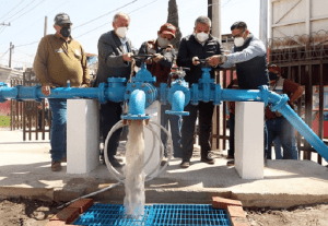 Para combatir desabasto de agua, presidente municipal de Ecatepec pone en operación nuevos pozos