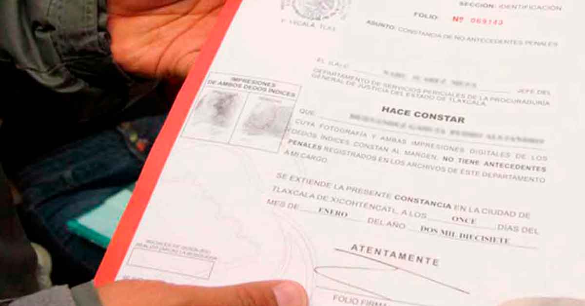 Certificado de no antecedentes penales, ya se puede tramitar en línea