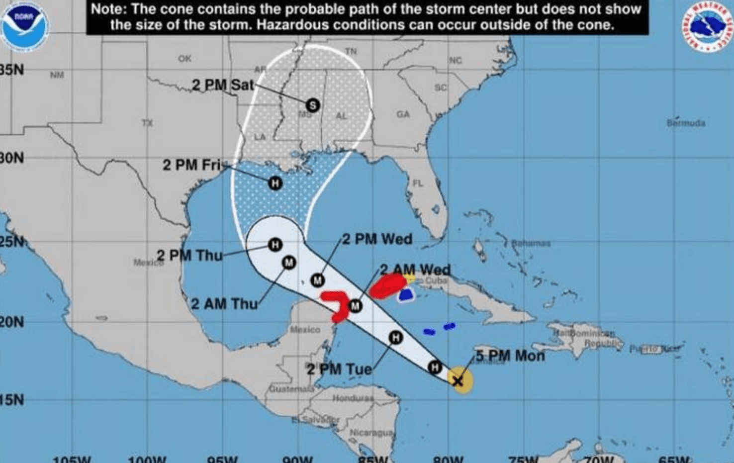 Titulares de Semar y Protección Civil viajarán a Quintana Roo por "Delta"