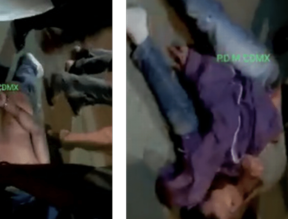 "No vuelves a robar" dicen a presuntos ladrones que atraparon en Tecámac