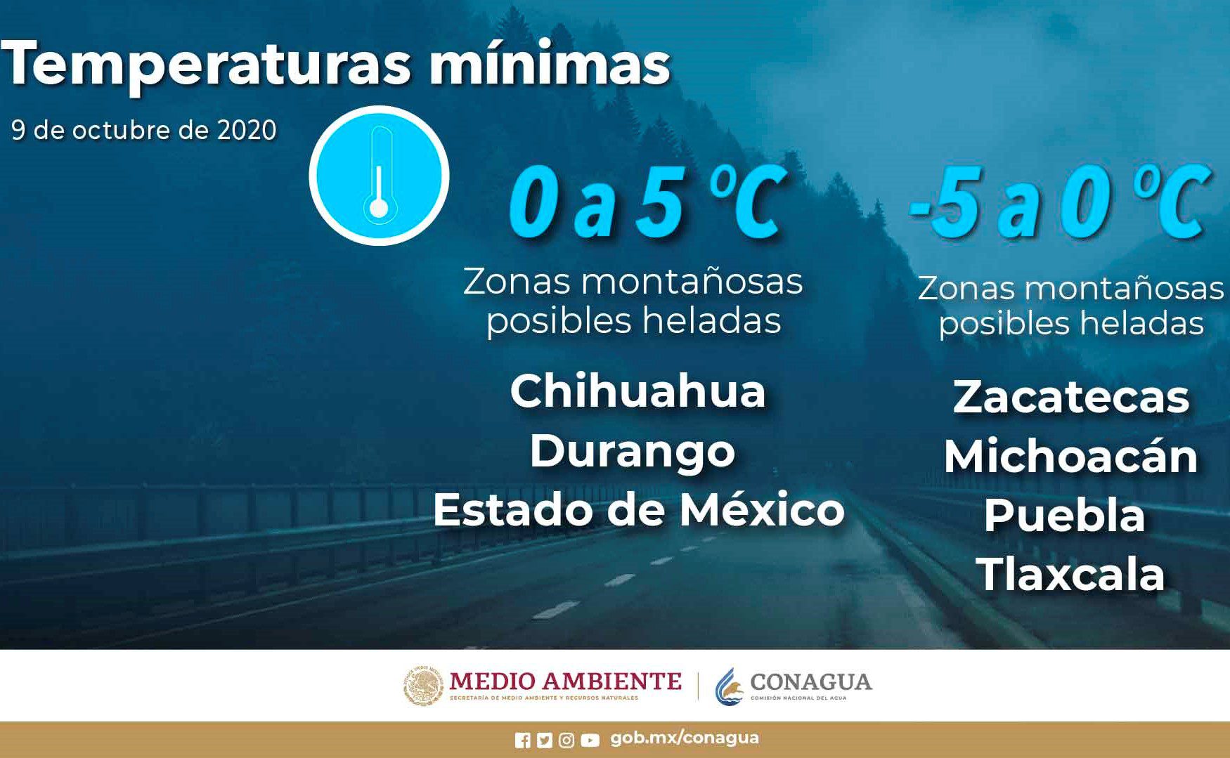 El SMN pronostica lluvias muy fuertes para Campeche, Chiapas, Oaxaca y Tabasco