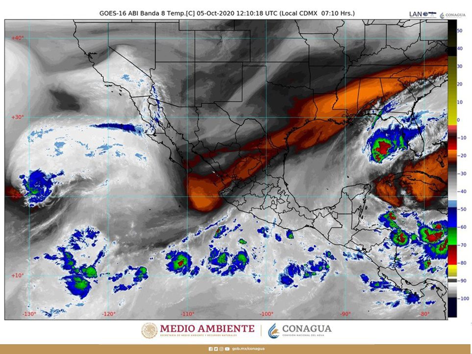 Ciclón tropical "Gamma" provocará lluvias intensas en el sur del territorio nacional