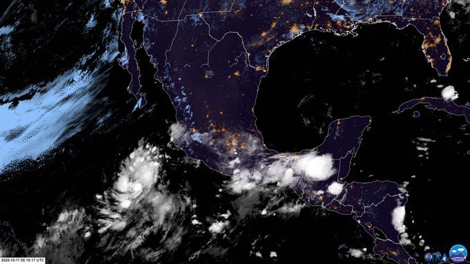 El SMN prevé lluvias en los estados del occidente, sur y sureste del territorio nacional