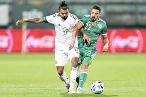 Selección de México empata 2-2 en el partido amistoso con Argelia