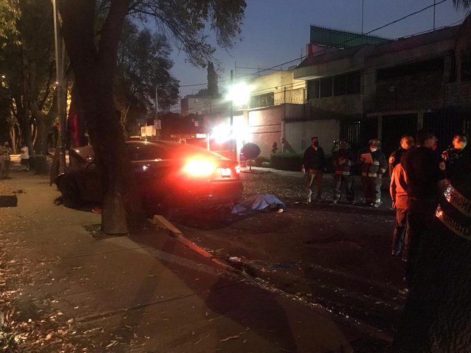 Vecinos de Coyoacán exigen justicia para motociclista atropellado por un ebrio #VIDEO