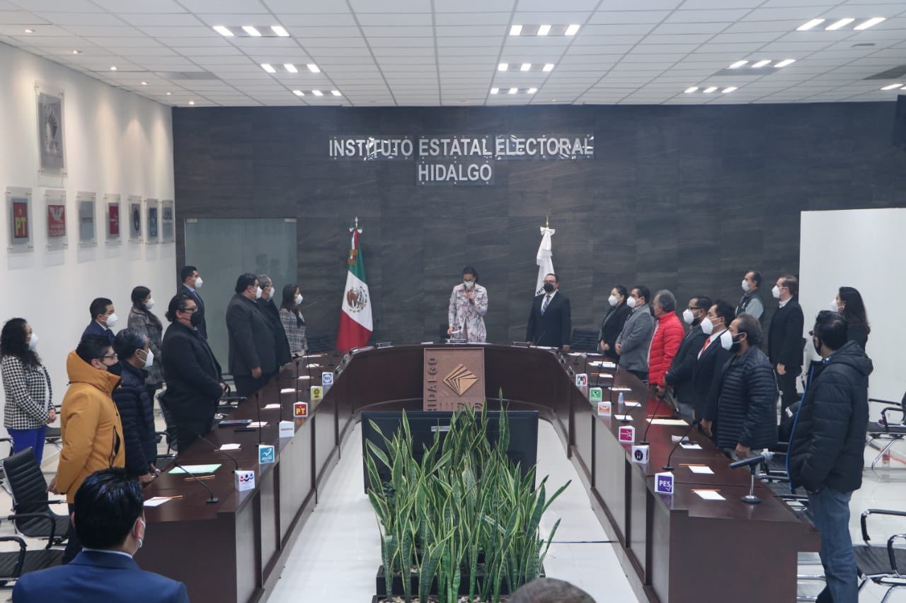 Consejo del Instituto Electoral Electoral de Hidalgo se declara en sesión permanente