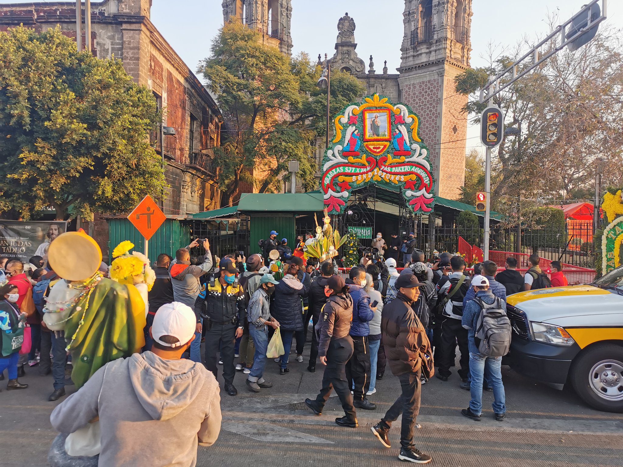 Así llegaron a San Hipólito cientos de devotos de San Judas Tadeo