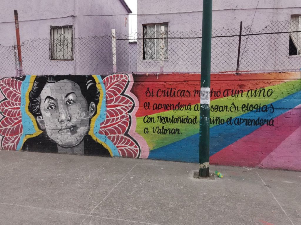 Recuerdan a Rosario Castellanos en el nuevo sendero seguro de Iztapalapa