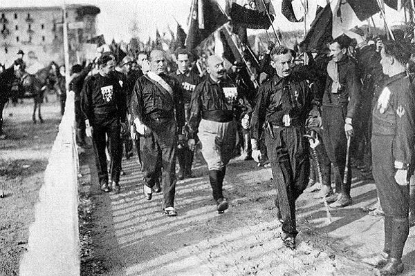 La marcha que dio inicio a la dictadura fascista