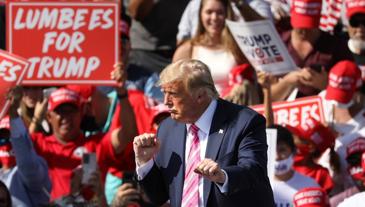 Baile de Trump en mítines, se viraliza en Tiktok #VIDEO